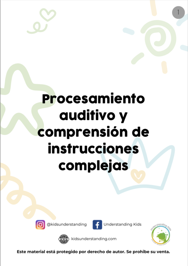 Procesamiento auditivo y comprensión de instrucciones complejas